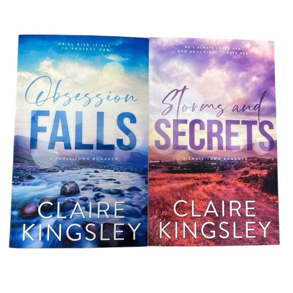 Booktok Other - Claire Kingsley Obsession Falls (Paperback) Haven Brothers Booktok Romance